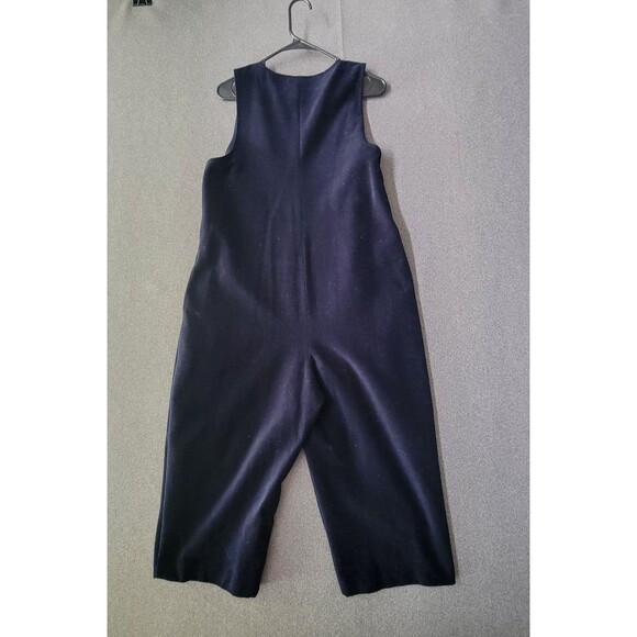 ASOS WHITE Size 4 Blue Corduroy Ankle Crop Jumpsuit 838 - Picture 2 of 11